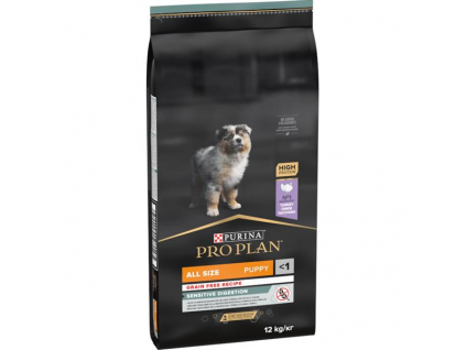PRO PLAN Puppy Medium&Large Grain Free krůta 12 kg z kategorie Chovatelské potřeby a krmiva pro psy > Krmiva pro psy > Granule pro psy