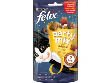 FELIX Party Mix Original Mix 60 g z kategorie Chovatelské potřeby a krmiva pro kočky > Krmivo a pamlsky pro kočky > Pamlsky pro kočky