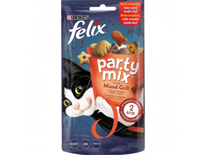 FELIX Party Mix Mixed Grill 60g z kategorie Chovatelské potřeby a krmiva pro kočky > Krmivo a pamlsky pro kočky > Pamlsky pro kočky
