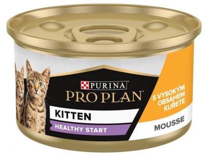 Pro Plan Cat konzerva Kitten kuře v paštice 85 g z kategorie Chovatelské potřeby a krmiva pro kočky > Krmivo a pamlsky pro kočky > Konzervy pro kočky