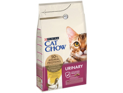 Purina Cat Chow Urinary Tract Health kuře 1,5 kg z kategorie Chovatelské potřeby a krmiva pro kočky > Krmivo a pamlsky pro kočky > Granule pro kočky