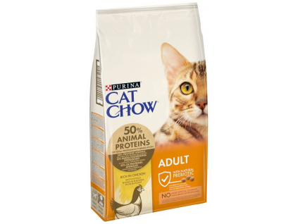 Purina Cat Chow Adult kuře, krůta 1,5 kg z kategorie Chovatelské potřeby a krmiva pro kočky > Krmivo a pamlsky pro kočky > Granule pro kočky