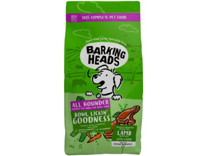 Barking Heads All Hounder Bowl Lickin Good Lamb 12kg z kategorie Chovatelské potřeby a krmiva pro psy > Krmiva pro psy > Granule pro psy