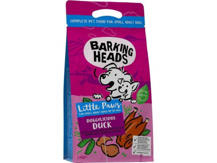 Barking Heads Little Paws Fuss Pot Duck 1,5kg z kategorie Chovatelské potřeby a krmiva pro psy > Krmiva pro psy > Granule pro psy