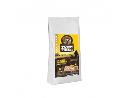 Farm Fresh Chicken Sensitive Grain Free 2 kg z kategorie Chovatelské potřeby a krmiva pro psy > Krmiva pro psy > Granule pro psy