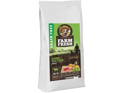 Farm Fresh Lamb and Peas Grain Free 15 kg