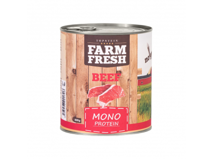 Farm Fresh Beef Monoprotein 800g z kategorie Chovatelské potřeby a krmiva pro psy > Krmiva pro psy > Konzervy pro psy