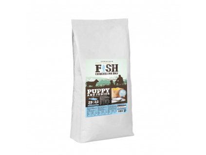 Fish Crunchies for dogs Puppy and Junior 15 kg z kategorie Chovatelské potřeby a krmiva pro psy > Krmiva pro psy > Granule pro psy