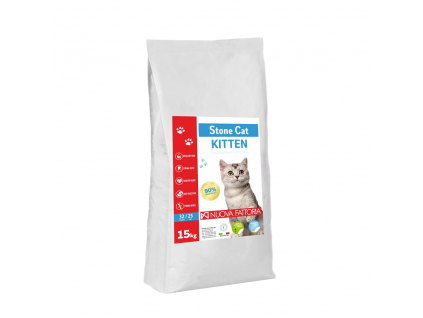 Nuova Fattoria Stone Cat Kitten 5 kg z kategorie Chovatelské potřeby a krmiva pro kočky > Krmivo a pamlsky pro kočky > Granule pro kočky