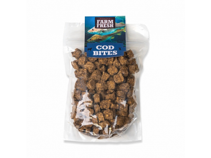 Farm Fresh Cod Bites 100g z kategorie Chovatelské potřeby a krmiva pro psy > Pamlsky pro psy > Sušená masíčka pro psy