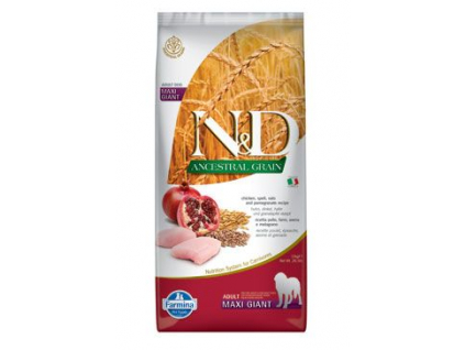 N&D LG DOG Adult Giant Chicken & Pomegranate 12kg z kategorie Chovatelské potřeby a krmiva pro psy > Krmiva pro psy > Granule pro psy