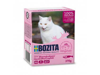 Bozita Cat kousky v želé s langustou, tetrapak 370 g z kategorie Chovatelské potřeby a krmiva pro kočky > Krmivo a pamlsky pro kočky > Konzervy pro kočky