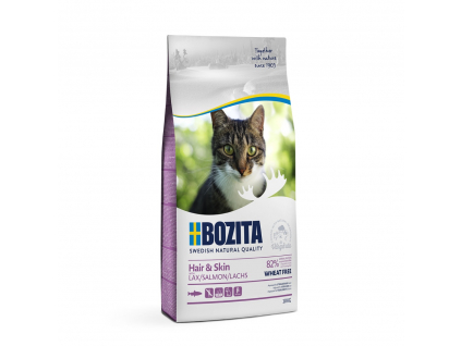 Bozita Cat Hair & Skin 10 kg z kategorie Chovatelské potřeby a krmiva pro kočky > Krmivo a pamlsky pro kočky > Granule pro kočky
