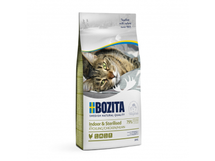 Bozita Cat Indoor & Sterilised Chicken 10 kg z kategorie Chovatelské potřeby a krmiva pro kočky > Krmivo a pamlsky pro kočky > Granule pro kočky