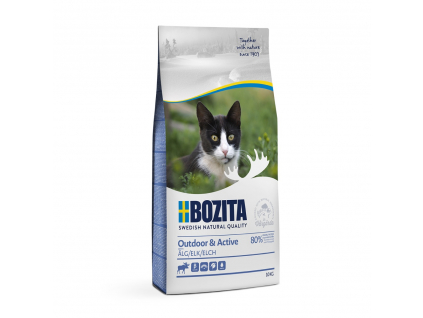 Bozita Cat Outdoor & Active Elk 10 kg z kategorie Chovatelské potřeby a krmiva pro kočky > Krmivo a pamlsky pro kočky > Granule pro kočky