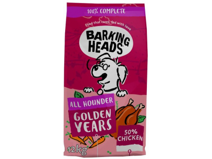 BARKING HEADS All Hounder Golden Years Chicken 12kg