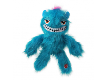 Hračka DOG FANTASY Monsters chlupaté strašidlo modré 35cm z kategorie Chovatelské potřeby a krmiva pro psy > Hračky pro psy > Plyšové hračky pro psy