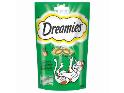 Dreamies kočka pochoutka catnip 60g