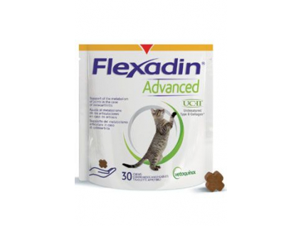 Flexadin Advanced pro kočky 30tbl z kategorie Chovatelské potřeby a krmiva pro kočky > Vitamíny a léčiva pro kočky > Pohybový aparát koček