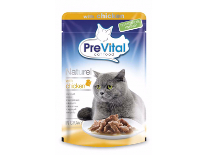 PreVital Cat kapsička Naturel kuře 85g