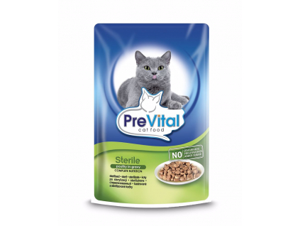 PreVital Cat kapsička Sterile drůbeží v omáčce 100g