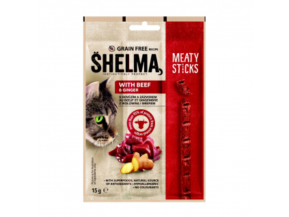 Shelma Sticks s hovězím a zázvorem GF 15 g