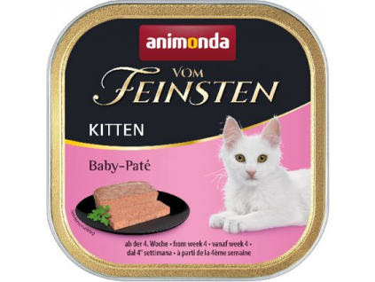 Animonda Kitten Baby-Paté jemná paštika 100g z kategorie Chovatelské potřeby a krmiva pro kočky > Krmivo a pamlsky pro kočky > Vaničky, paštiky pro kočky