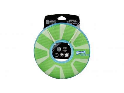 Chuckit! Zipflight Max Glow Frisbee Medium – leuchtend