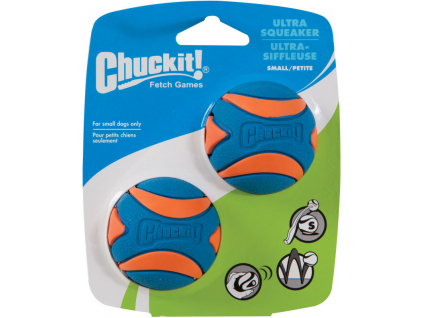 Chuckit! Míček Ultra Squeaker Ball Small 5 cm 2ks