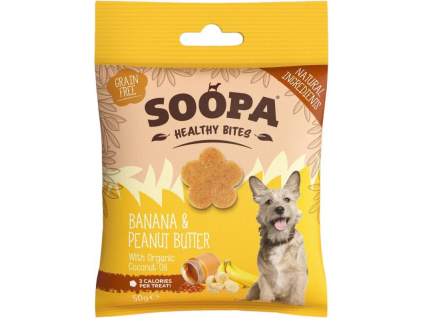 Soopa Healthy Bites s banánem a arašídovým máslem 50g