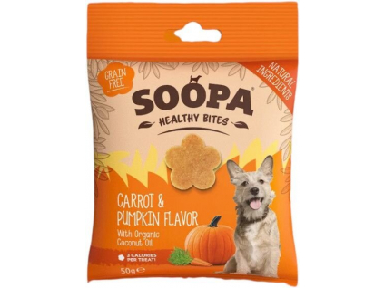 Soopa Healthy Bites s mrkví a dýní 50g