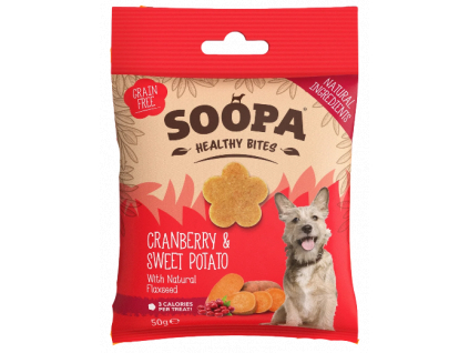 Soopa Healthy Bites s brusinkami a batáty 50g