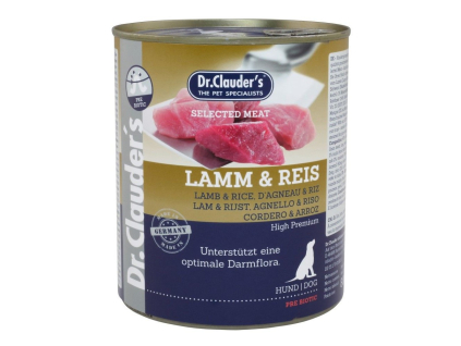 Dr.Clauder´s Lamm & Reis jehněčí s rýží 800g - EXP. 11/25 Expirace 11/25
