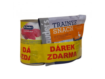 Dr.Clauder´s Truthahn & Kartoffel 2x800g dog + dárek