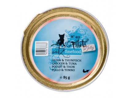 Catz finefood Fillets No.413 - kuřecí maso a tuňák 85g