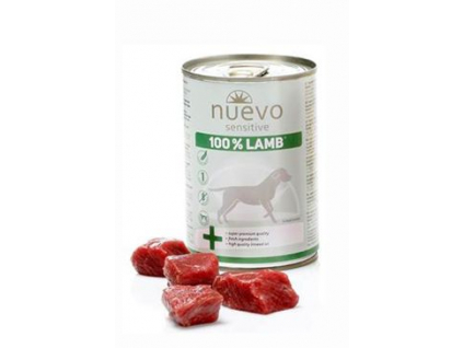 Nuevo Sensitive jehněčí Monoprotein konz. pes 400g z kategorie Chovatelské potřeby a krmiva pro psy > Krmiva pro psy > Konzervy pro psy