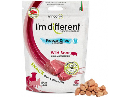 I'm different Snack mrazem sušené pamlsky divočák 40g