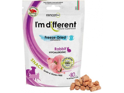 I'm different Snack mrazem sušené pamlsky králík 40g