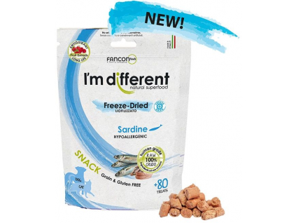 I'm different Snack mrazem sušené pamlsky sardinky 40g