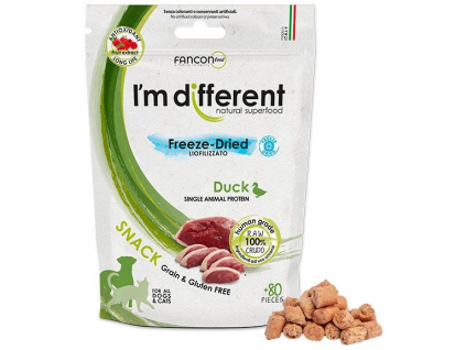 I'm different Snack mrazem sušené pamlsky kachna 40g