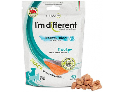 I'm different Snack mrazem sušené pamlsky pstruh 40g