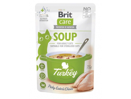 Brit Care Soup with Turkey for Cats 75 g