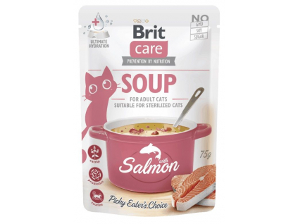 Brit Care Soup with Salmon for Cats 75 g