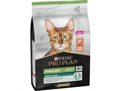 Pro Plan Cat Adult Sterilised Renal Plus losos 3 kg z kategorie Chovatelské potřeby a krmiva pro kočky > Krmivo a pamlsky pro kočky > Granule pro kočky