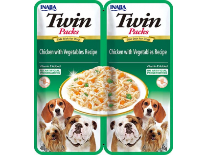 Churu Dog Twin Packs Chick&Veg. in Broth 2x40g