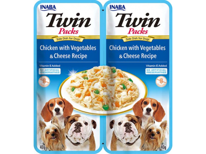 Churu Dog Twin Packs Chick&Veg.&Cheese in Broth 2x40g