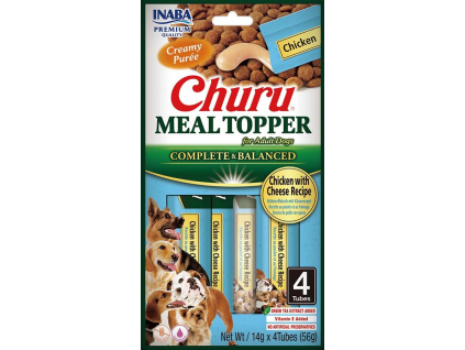 Churu Dog Meal Topper Chicken with Cheese Recipe 4x14g