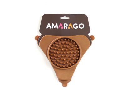 Amarago Licking Mat Triangle Brown