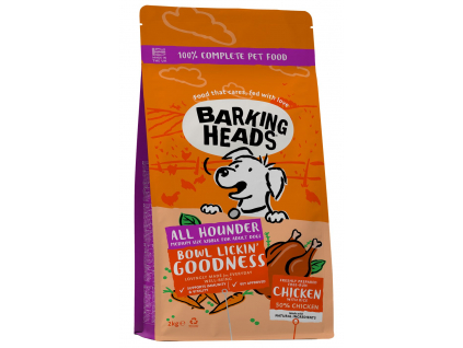 BARKING HEADS All Hounder Bowl Lickin Good Chick 2kg