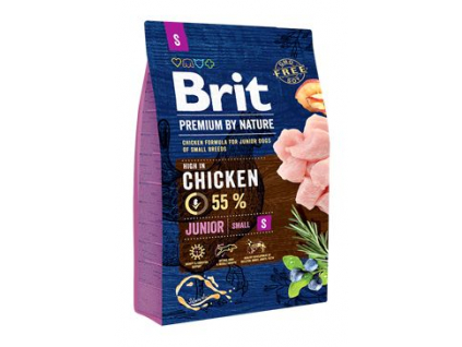 Brit Premium Dog by Nature Junior S 3kg z kategorie Chovatelské potřeby a krmiva pro psy > Krmiva pro psy > Granule pro psy